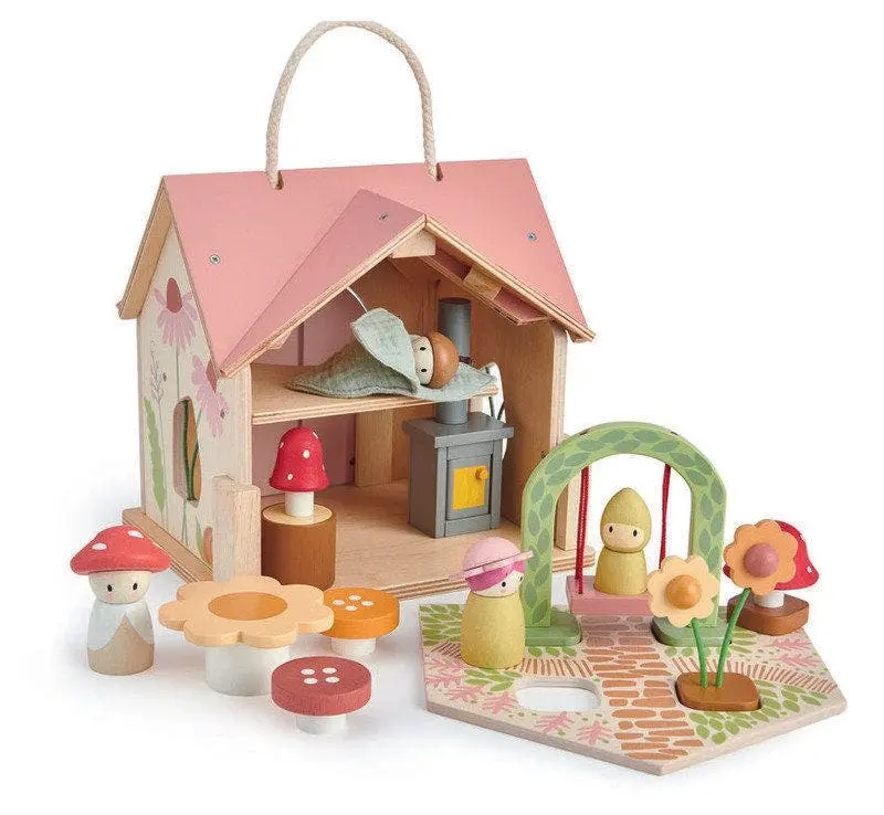 Tender Leaf Toys Merrywood Rosewood Cottage - Toys & Games