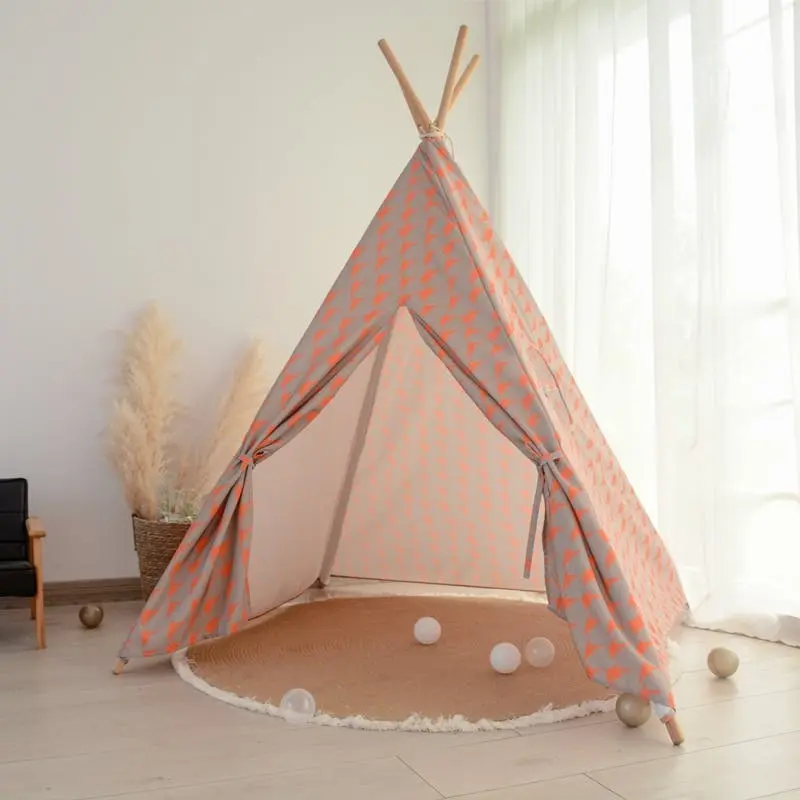 All 4 Kids Orange Unicorn Teepee - Toys & Games