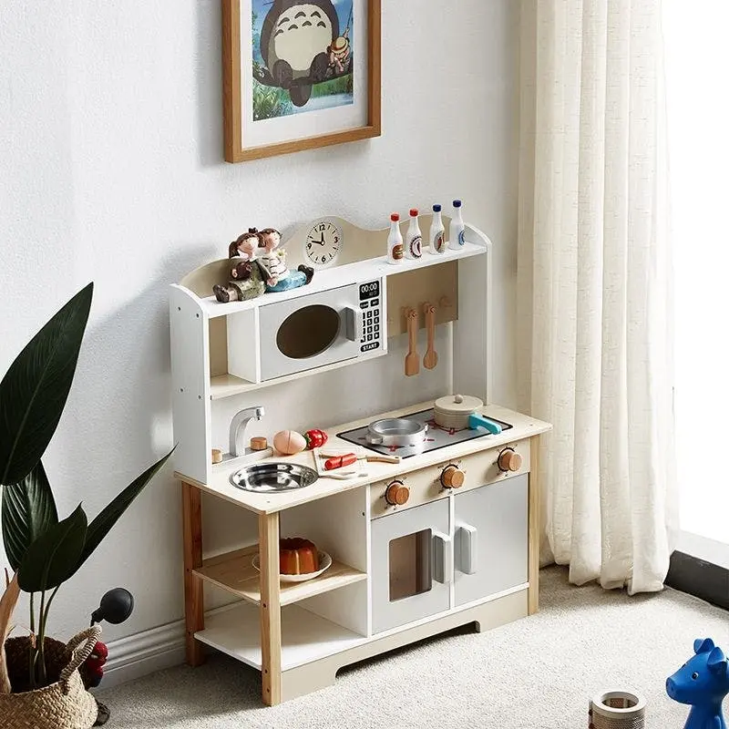 All 4 Kids Savannah White Pretend Kitchen - Toys & Games