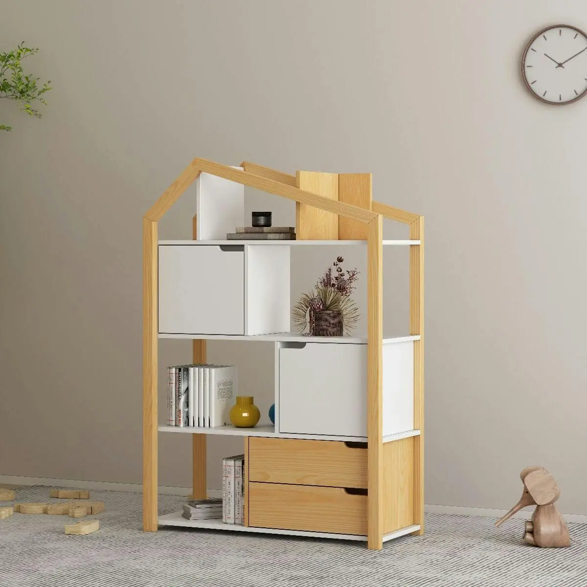 All 4 Kids Wesley House Bookcase - Furniture