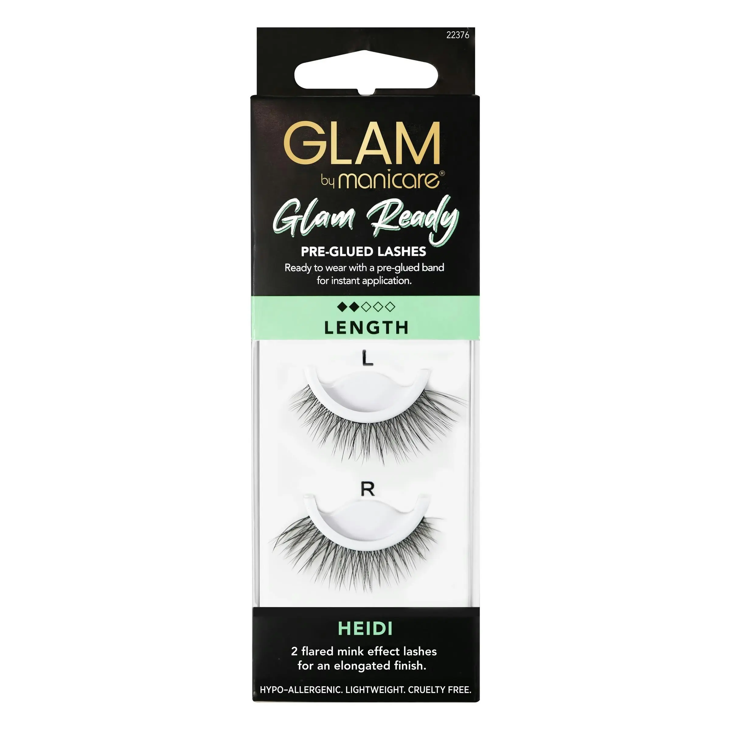 Glam by Manicare 78. Heidi Ready Pre Glued Lashes - Beauty
