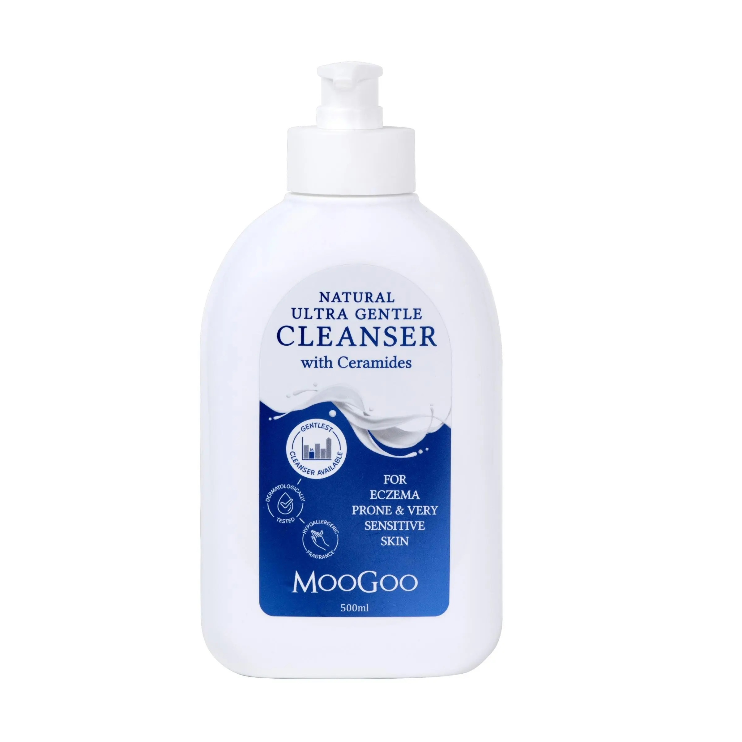 MOOGOO Ultra Gentle Cleanser With Ceramides 500ml - Beauty