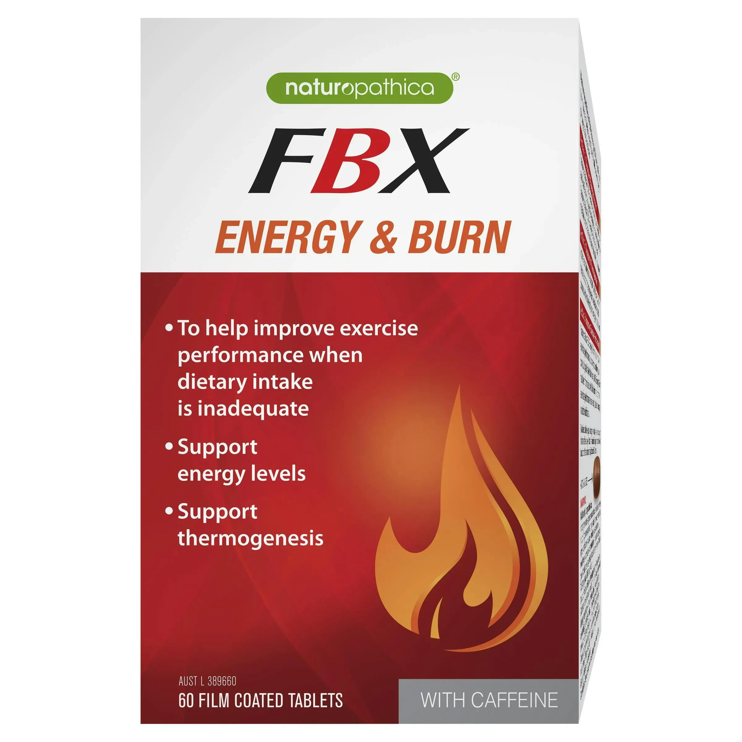 Naturopathica FBX Energy & Burn 60 Tablets - Health