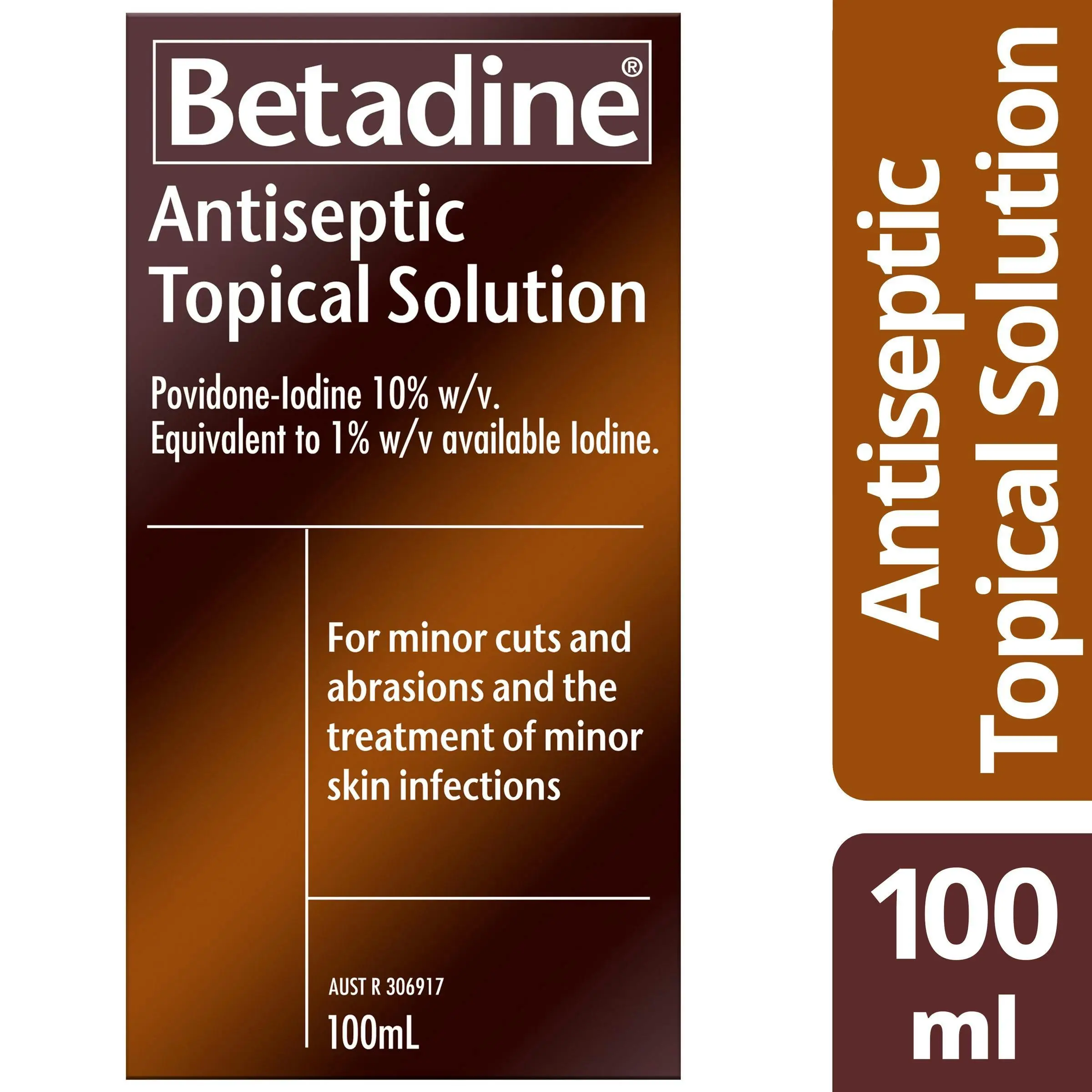 Betadine Antiseptic Topical Solution Liquid 100ml - Beauty
