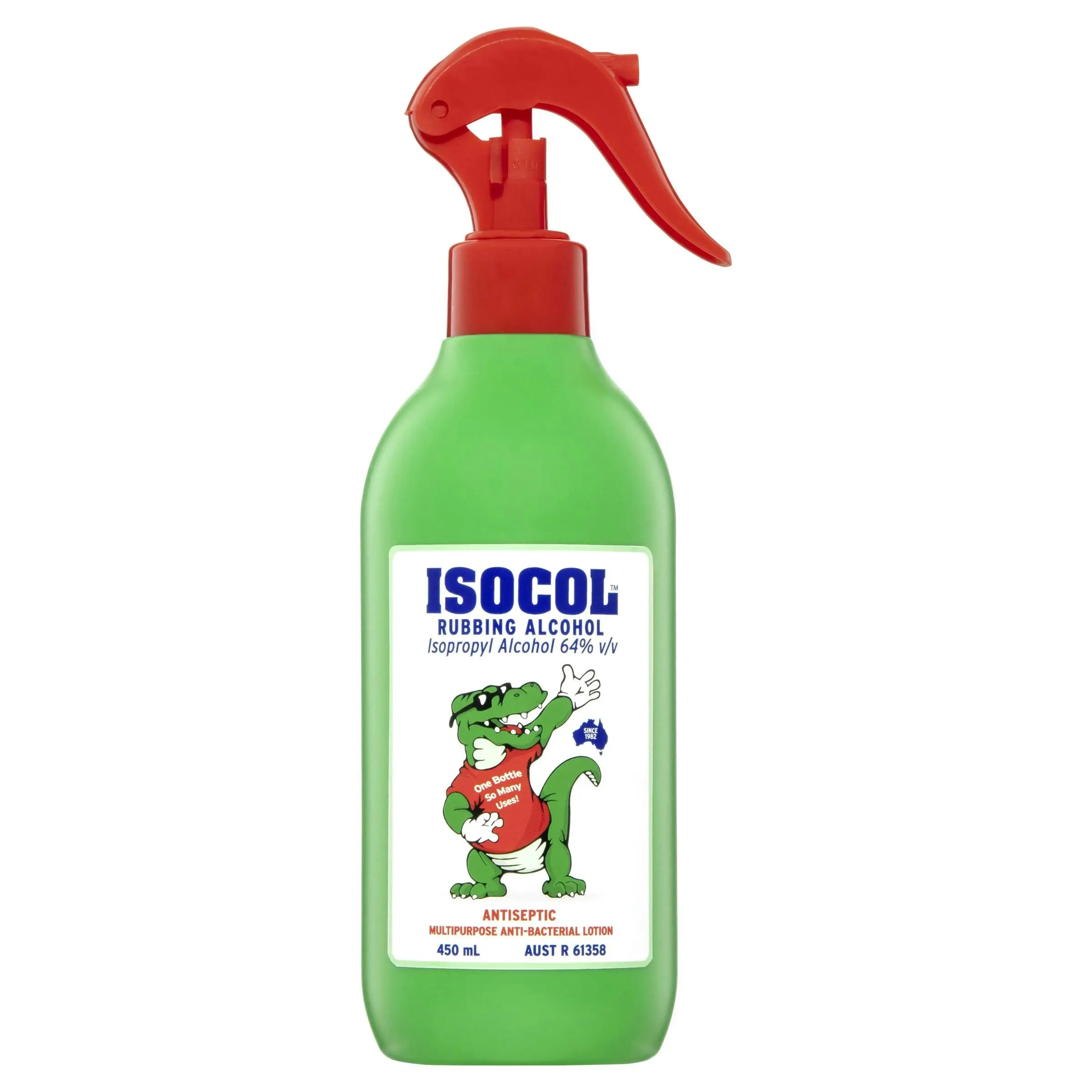 Isocol Rubbing Alcohol Antiseptic Spray 450mL - Beauty