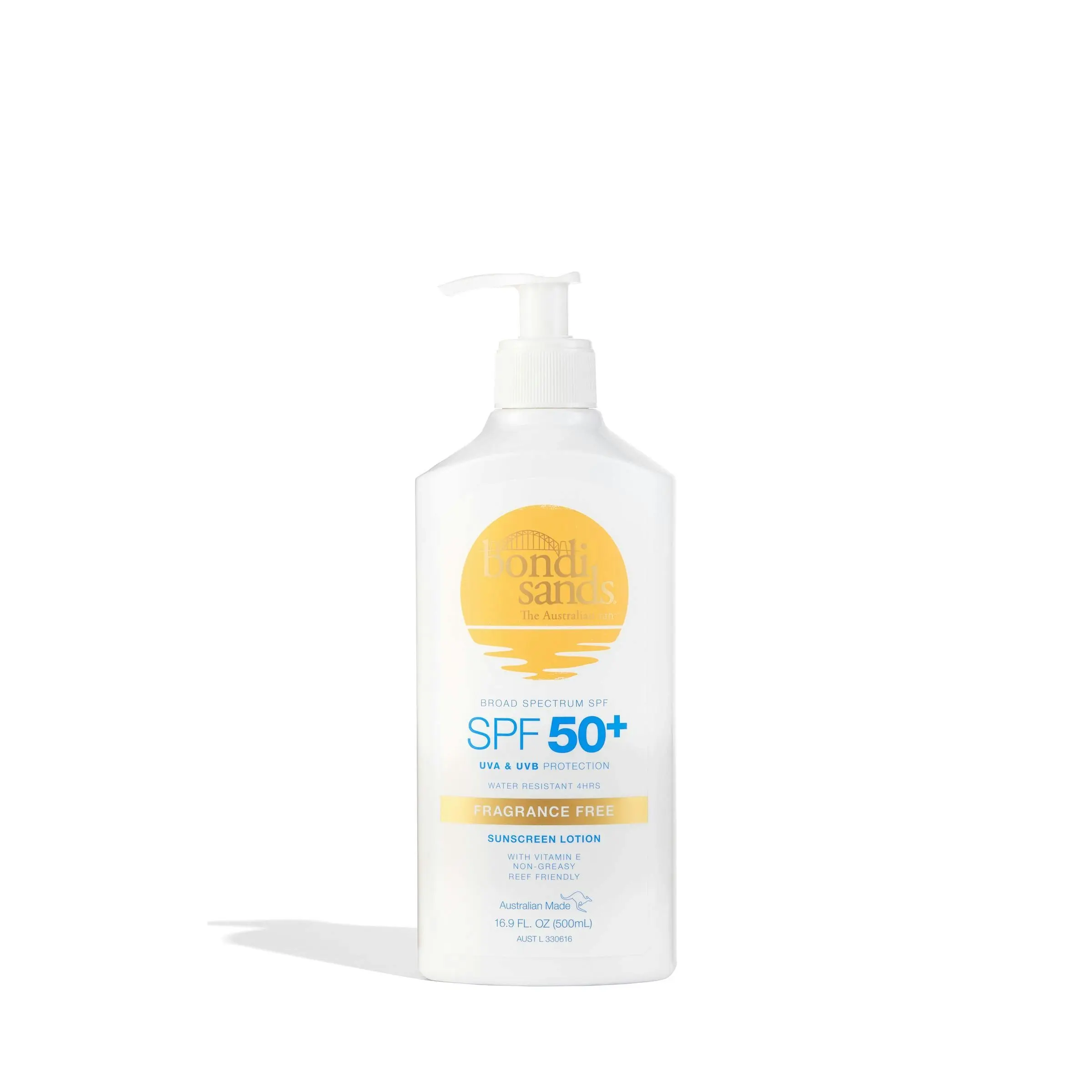 Bondi Sands SPF50+ Fragrance Free Sunscreen Lotion 500ml - Beauty