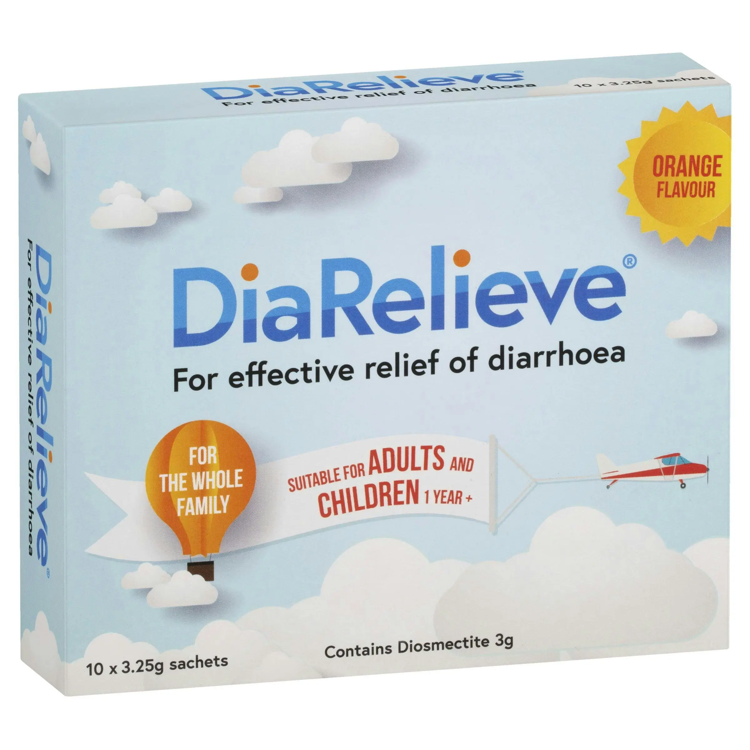 DiaRelieve Sachets 10 x 3.25g - Health