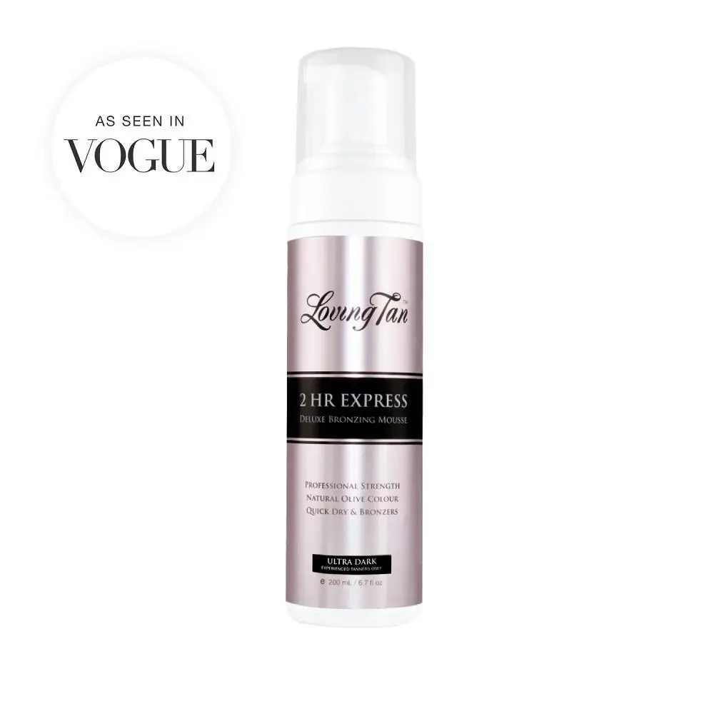 Loving Tan 2 Hour Express Ultra Dark Self Tanning Mousse 200ml - Beauty