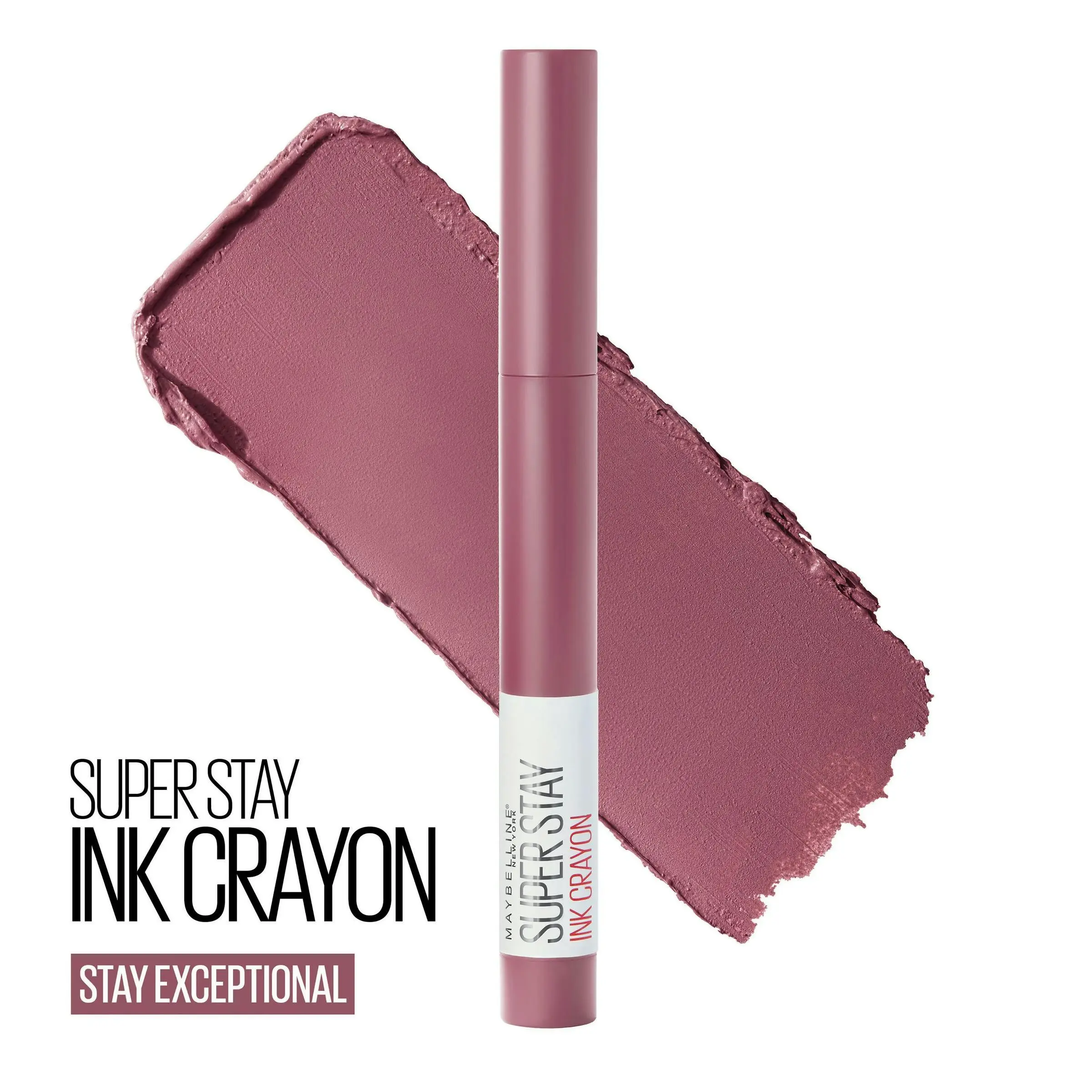 Maybelline Superstay Ink Crayon Lipstick Stay Exceptional - Beauty