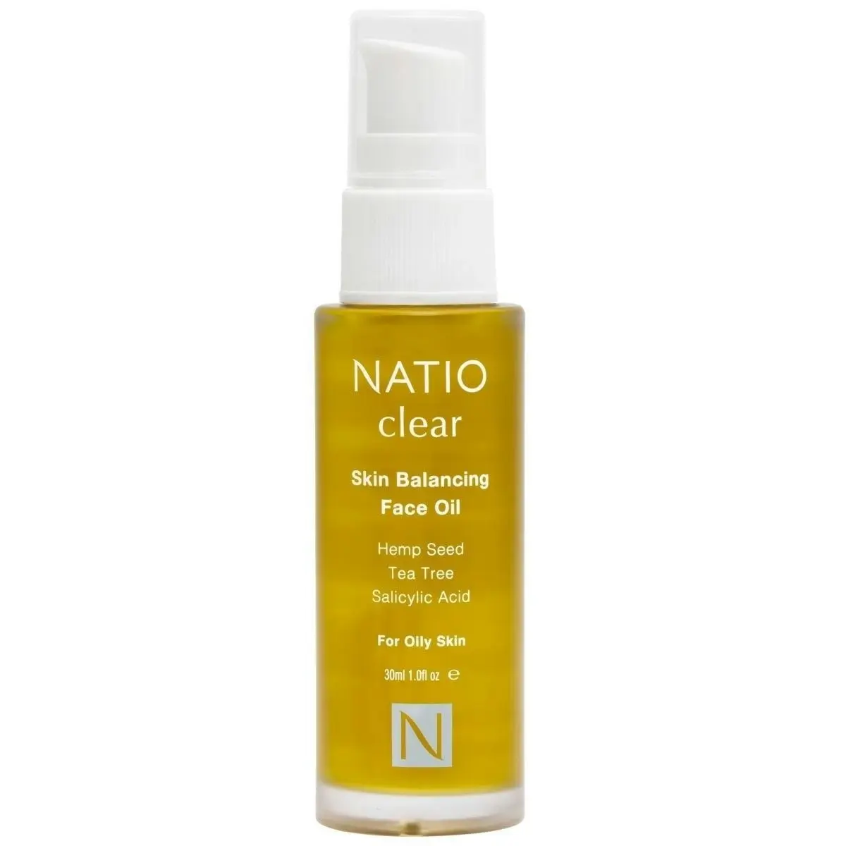 Natio Clear Skin Balancing Face Oil 30ml - Beauty