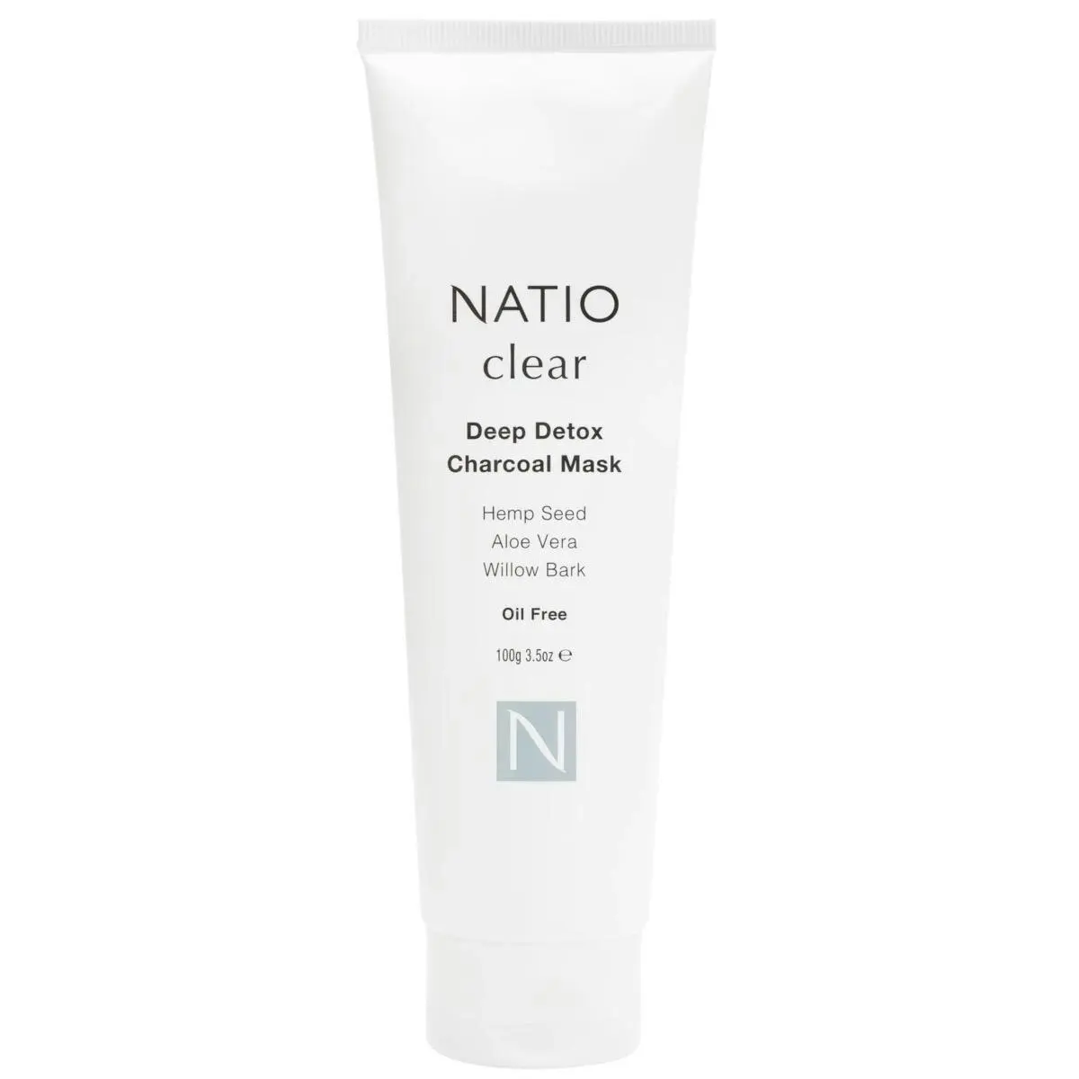 Natio Clear Deep Detox Charcoal Mask 100g - Beauty