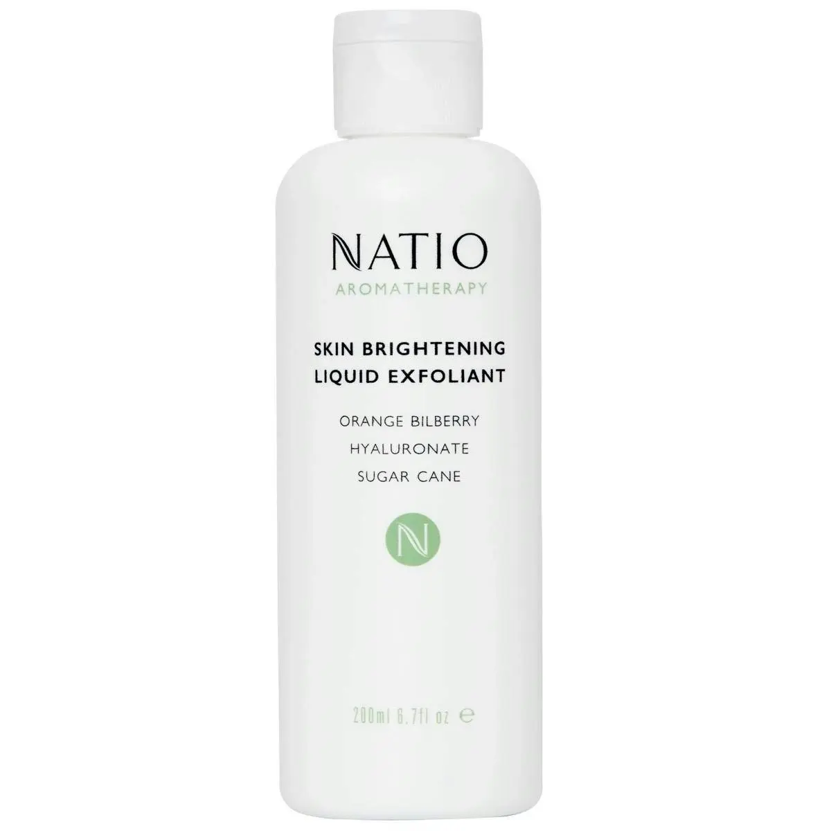 Natio Skin Brightening Liquid Exfoliant 200ml - Beauty