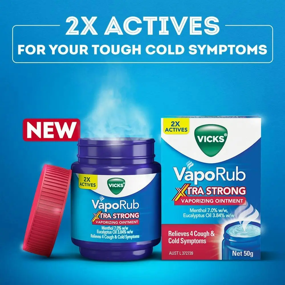 Vicks VapoRub Xtra Strong 100g - Health