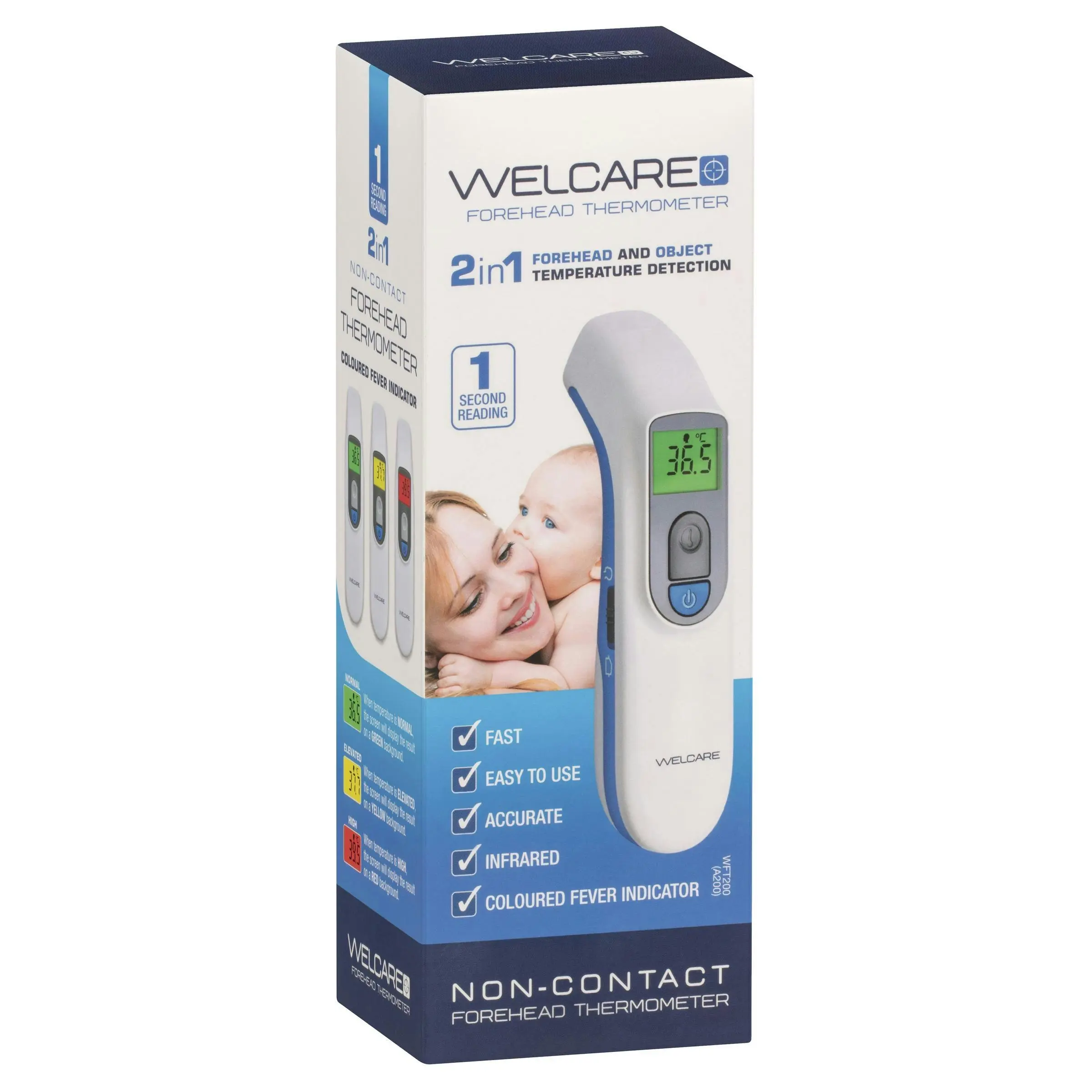 Welcare Digital Forehead Thermometer WFT200 - Health