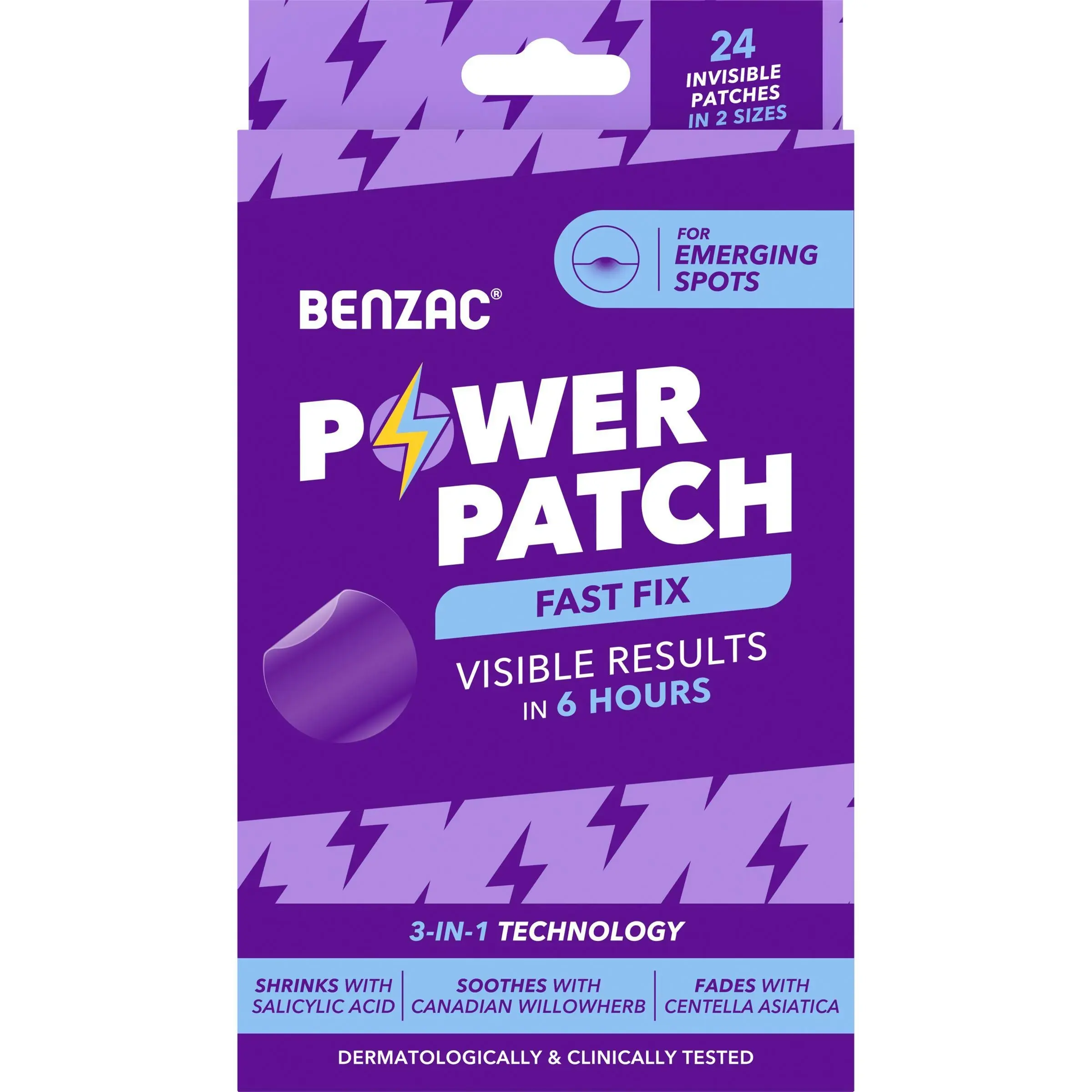 Benzac Power Patches 24 Pack - Beauty