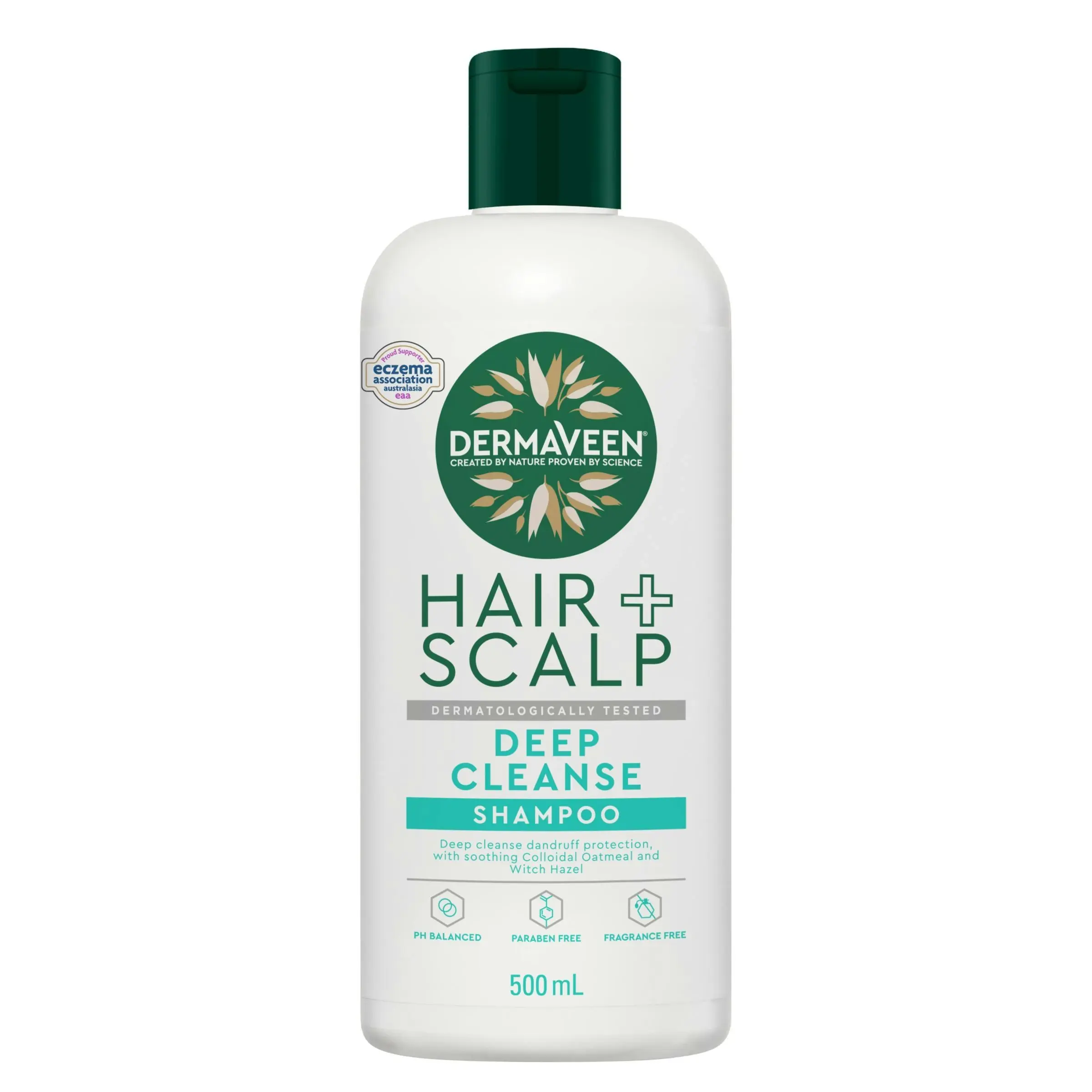 DermaVeen Hair + Scalp Deep Cleanse Shampoo 500ml - Health