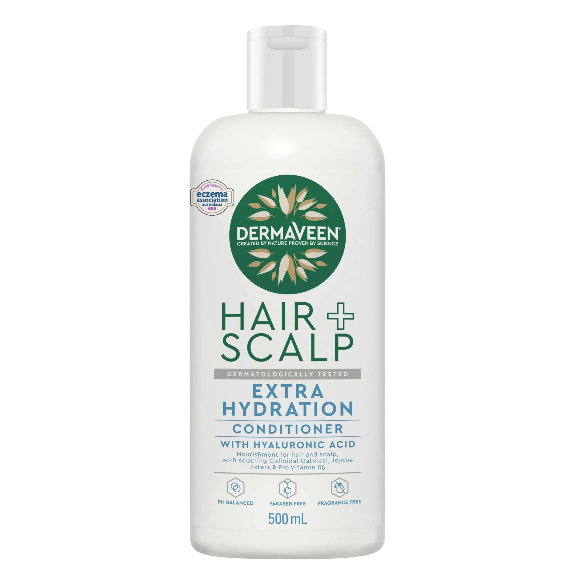 DermaVeen Hair + Scalp Extra Hydration Conditioner 500ml - Health