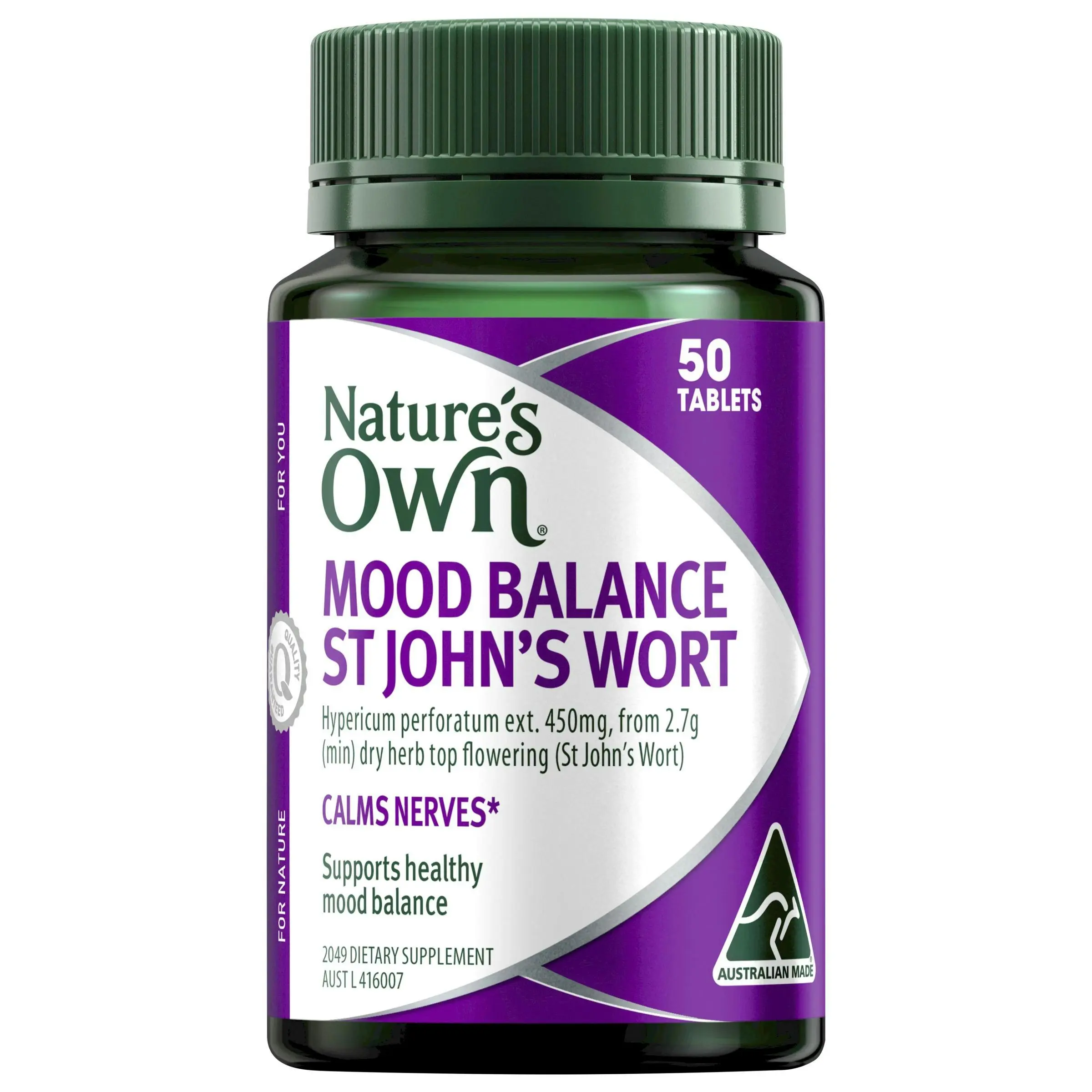 Nature's Own Mood Balance St John's Wort 50 Tablets - Health