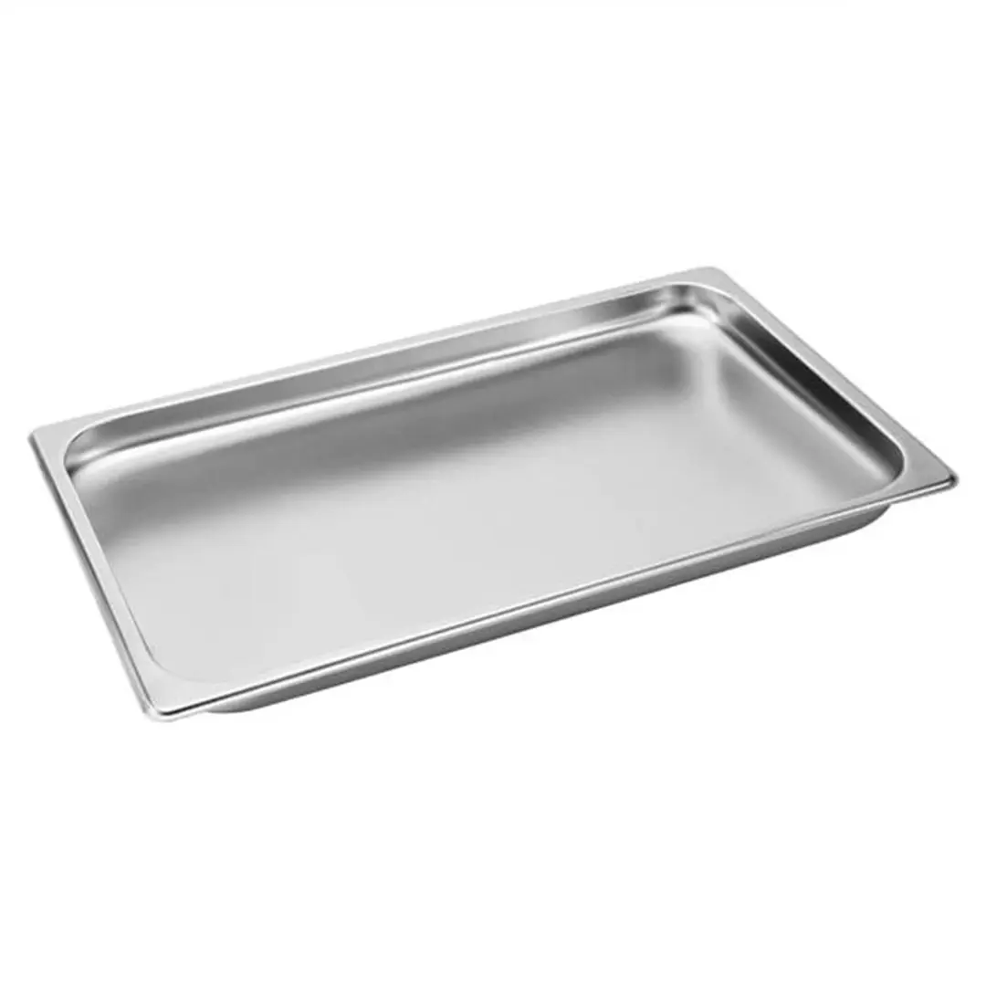 SOGA Gastronorm GN Pan Full Size 1/1 GN Pan 2cm Deep Stainless Steel Tray - Home & Garden