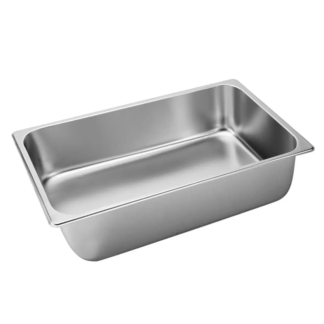 SOGA Gastronorm GN Pan Full Size 1/1 GN Pan 15cm Deep Stainless Steel Tray - Home & Garden