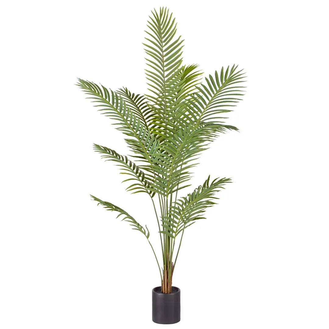 SOGA 210cm Green Artificial Indoor Rogue Areca Palm Tree Fake Tropical Plant Home Office Decor - Home & Garden