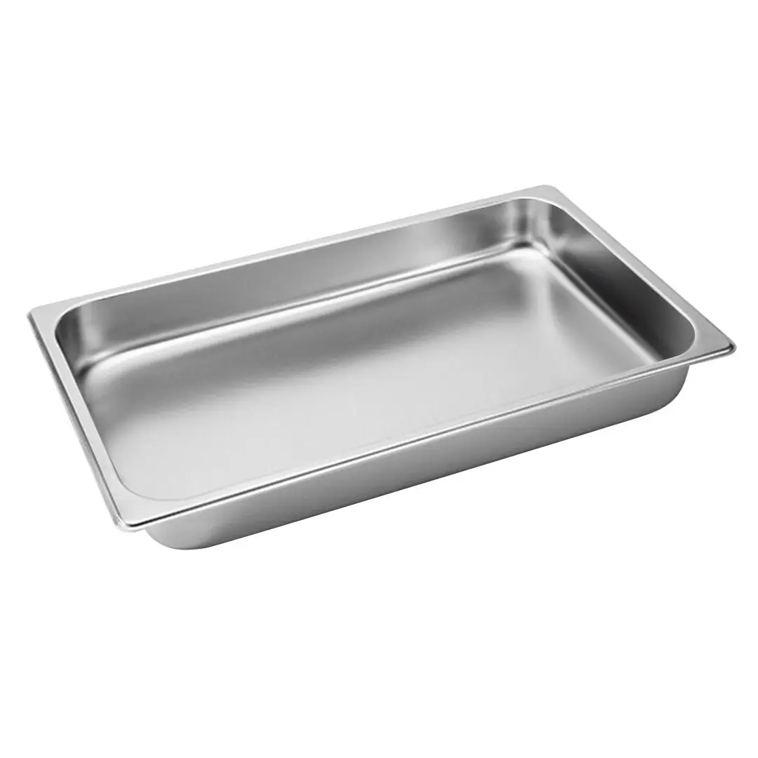 SOGA Gastronorm GN Pan Full Size 1/1 GN Pan 6.5cm Deep Stainless Steel Tray - Home & Garden