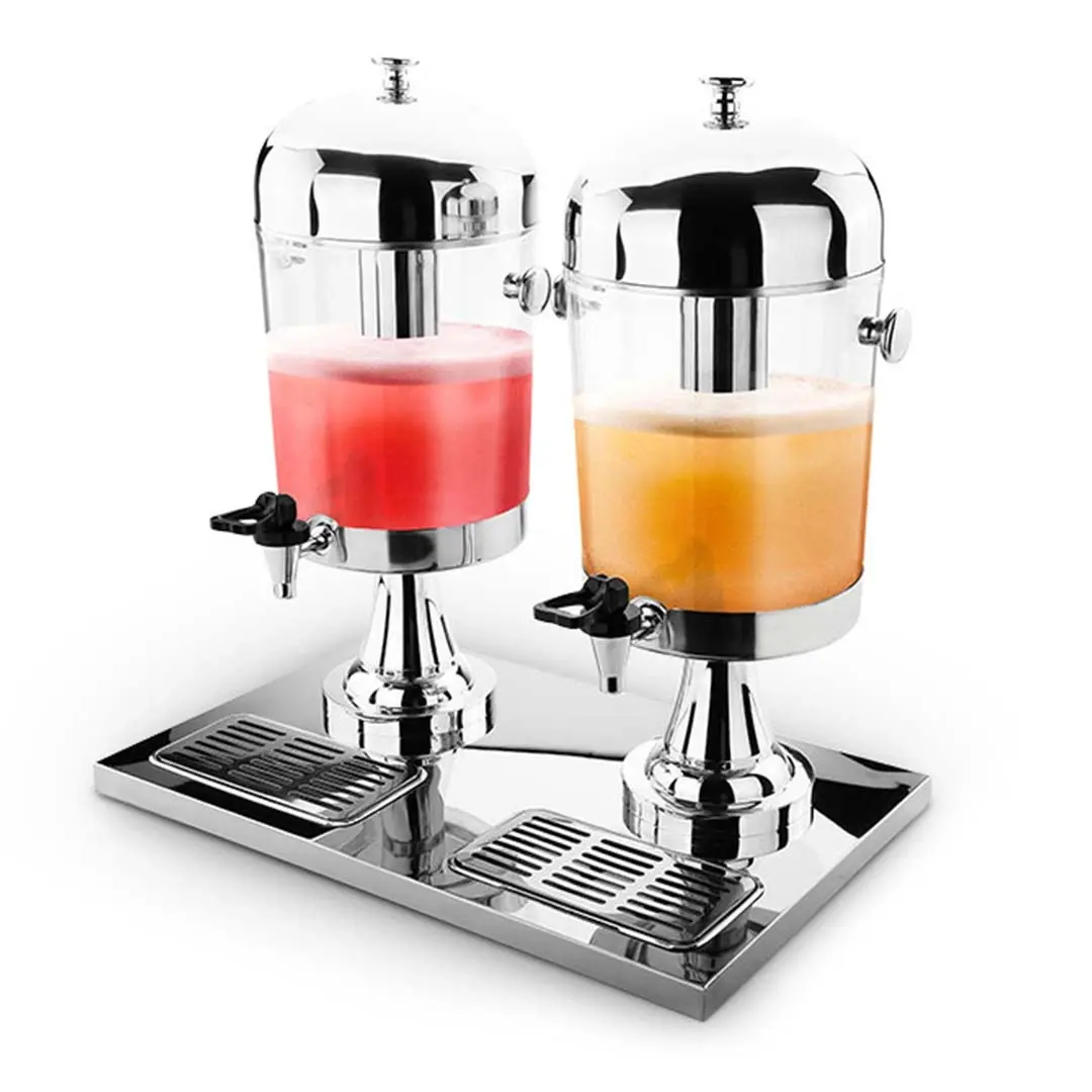 SOGA Dual 8L Juicer Water Milk Coffee Pump Beverage Drinking Utensils - Home & Garden