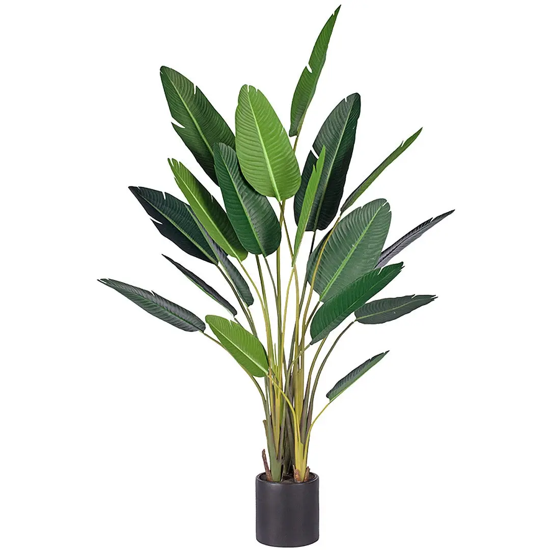 SOGA 245cm Fake Birds of Paradise Tree - Artificial Tropical Plant for Home & Office