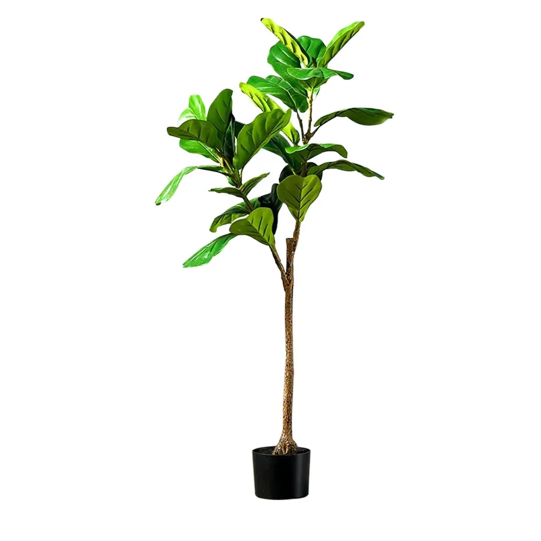SOGA 120cm Green Artificial Indoor Qin Yerong Tree Fake Plant Simulation Decorative - Home & Garden