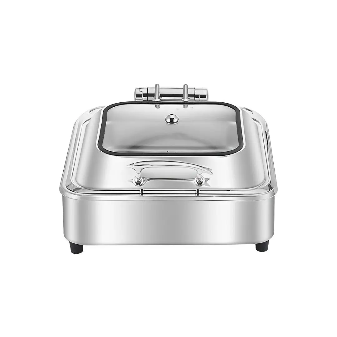SOGA Stainless Steel Square Chafing Dish - Home & Garden