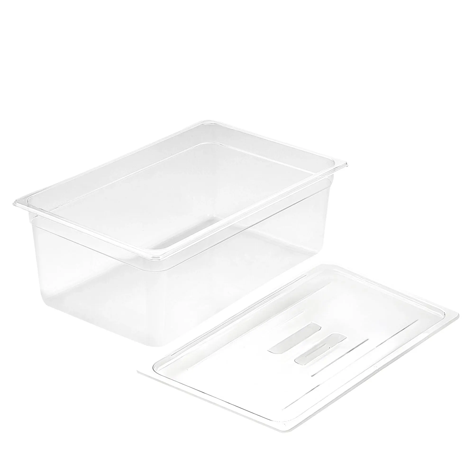 SOGA 200mm Clear Gastronorm GN Pan 1/1 Food Tray Storage with Lid - Home & Garden