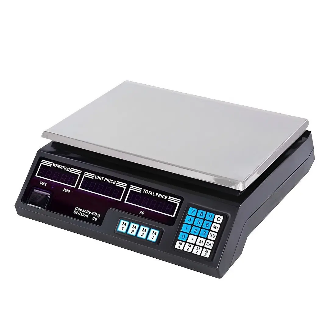 SOGA Digital Kitchen Scales Shop Electronic Weight Scale Food 40kg/5g - Home & Garden