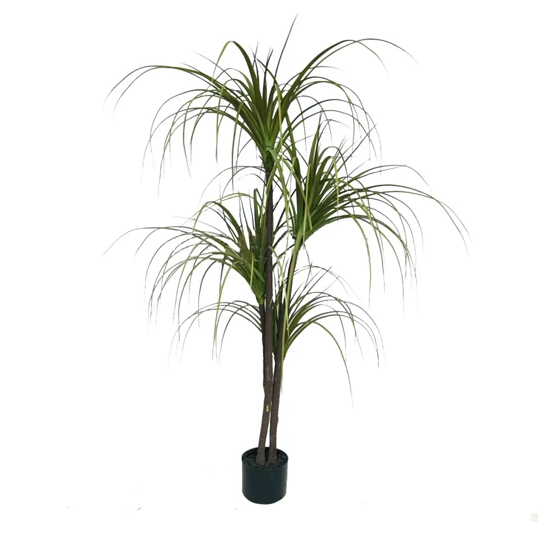 SOGA 150cm Artificial Dracaena Plant Fake Potted, Simulation Tree Fake Plant Home Decor - Home & Garden