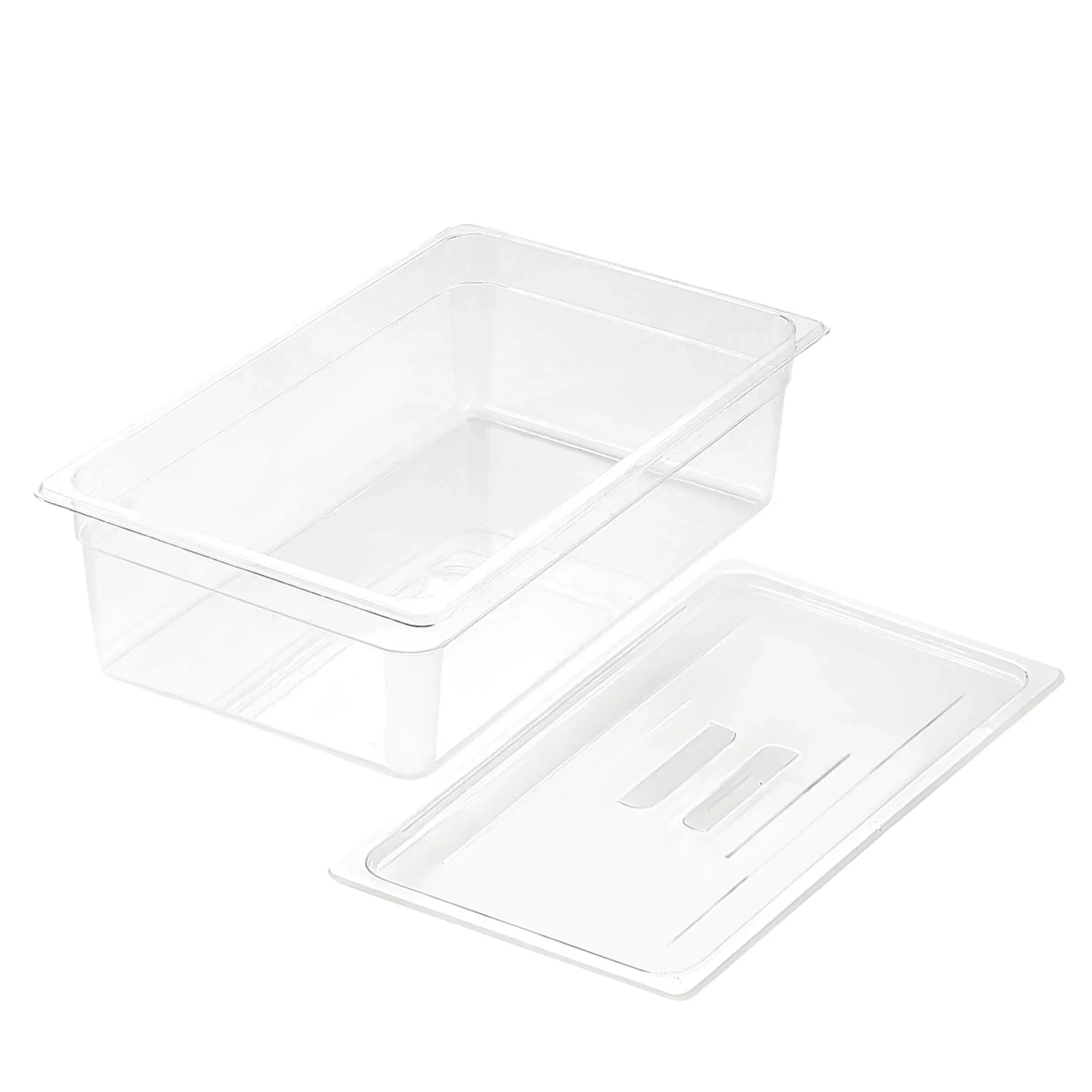 SOGA 150mm Clear Gastronorm GN Pan 1/1 Food Storage with Lid - Home & Garden