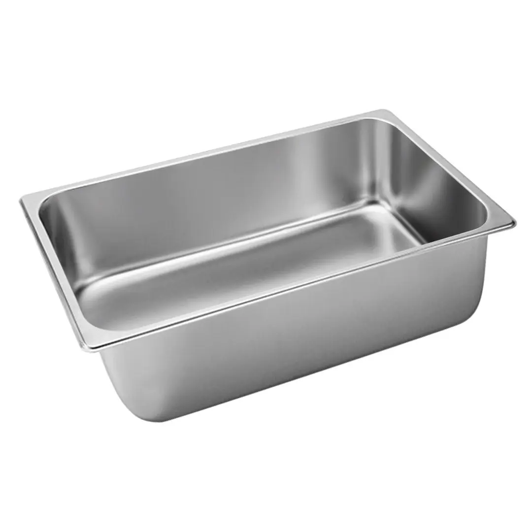 SOGA Gastronorm GN Pan Full Size 1/1 GN Pan 20cm Deep Stainless Steel Tray - Home & Garden