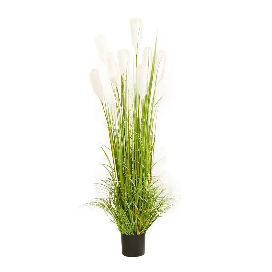 SOGA 150cm Wheat Plume Grass Artificial Plant, Home Decor - Home & Garden