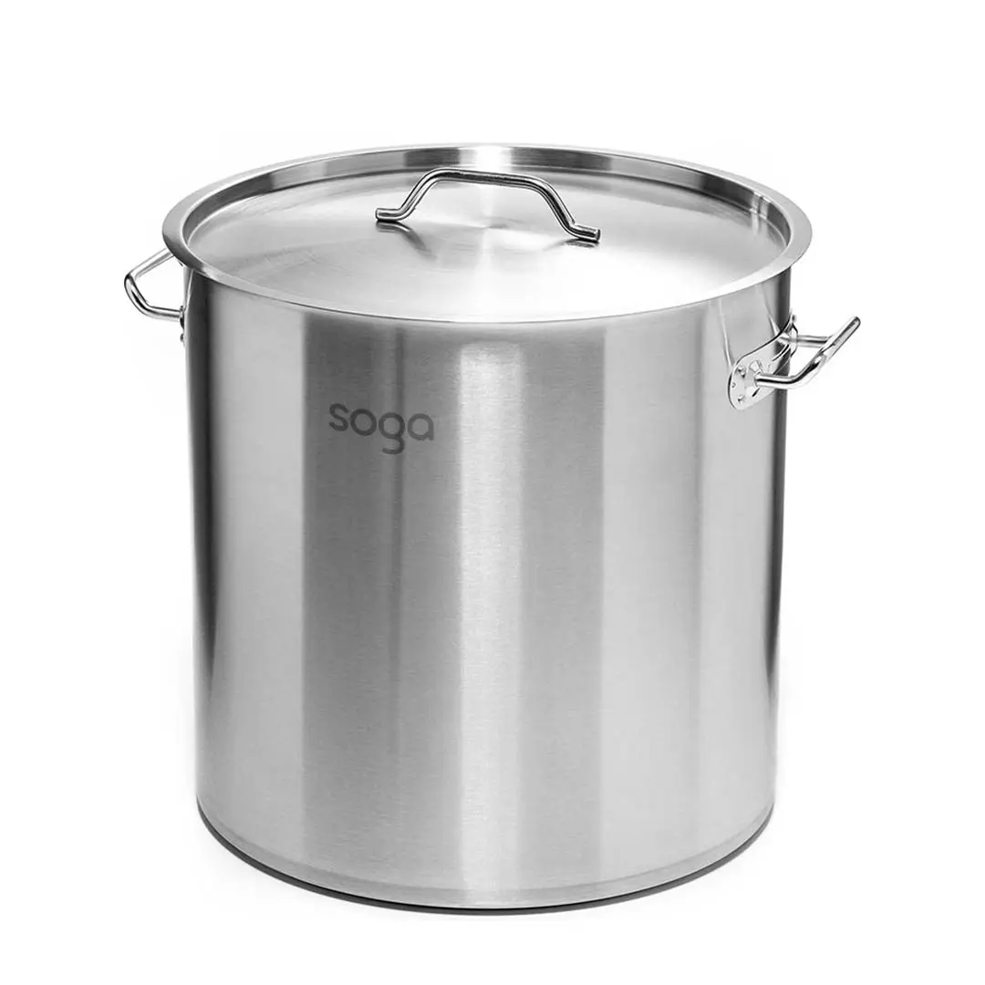 SOGA Stock Pot Thick Stainless Steel 170L 18/10 - Home & Garden