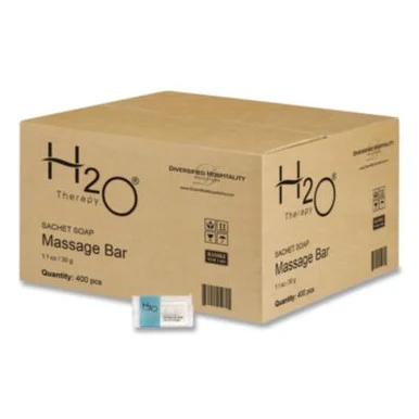 Diversified Hospitality Solutions, Ltd. 007095 H2o Therapy Soaps, White Tea And Lemongrass, 1.1 Oz Bar, 400/carton