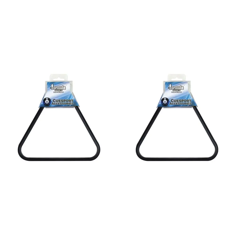 2x Formula Sports PVC 2in Size Triangle 15 Ball Billiard Pool/Snooker Accessory - Sports & Outdoor