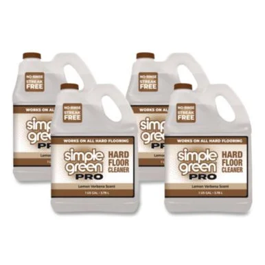 Simple Green 0505128 Pro Hard Floor Cleaner, Lemon Verbena, 1 Gal Bottle, 4/carton