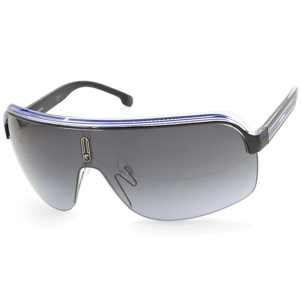 Carrera Topcar 1/N Blue on Clear/Grey Gradient Unisex Sunglasses T5C/9O - Fashion