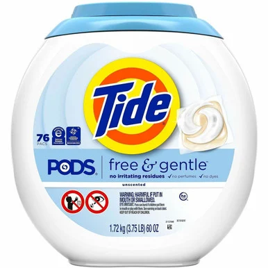 Tide PODS Free & Gentle Detergent (09488ct) - Procter & Gamble