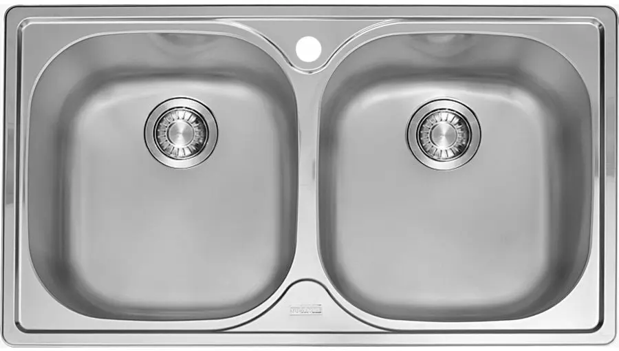 Franke Aurora Double Bowl Sink - Hardware