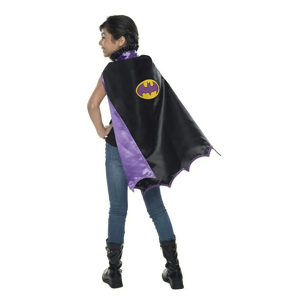 DC Comics Batgirl Purple Satin Cape Kids/Children Girls Halloween Party Costume - Fashion