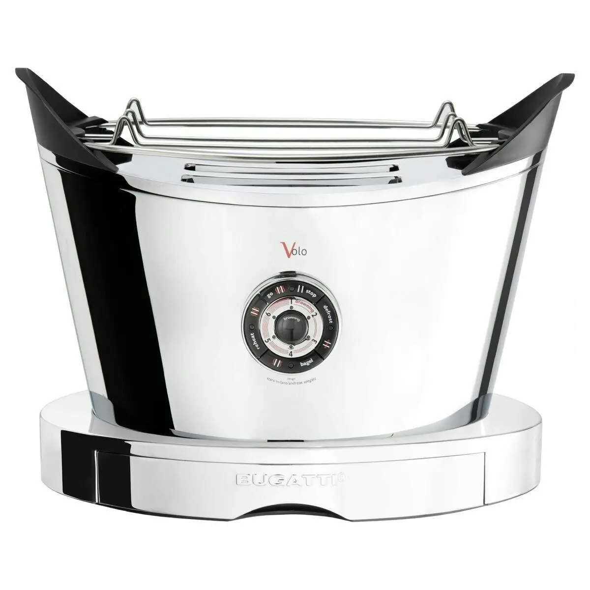 Bugatti Volo 2 Slice Toaster Chrome - Home & Garden