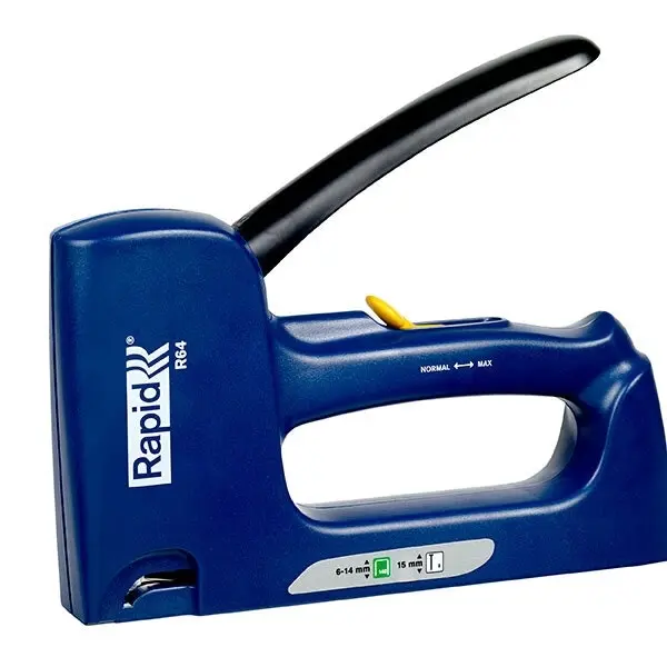 Rapid R64E Tacker 6/14mm Staple Gun Ergonomic Hand Fastener Upholstery Stapler - Hardware
