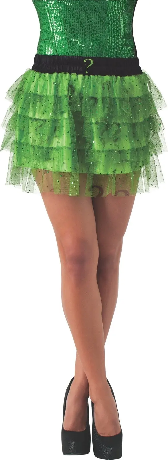 DC Comics Green The Riddler Tutu Skirt Penguin Two Face Adult Size Standard - Fashion