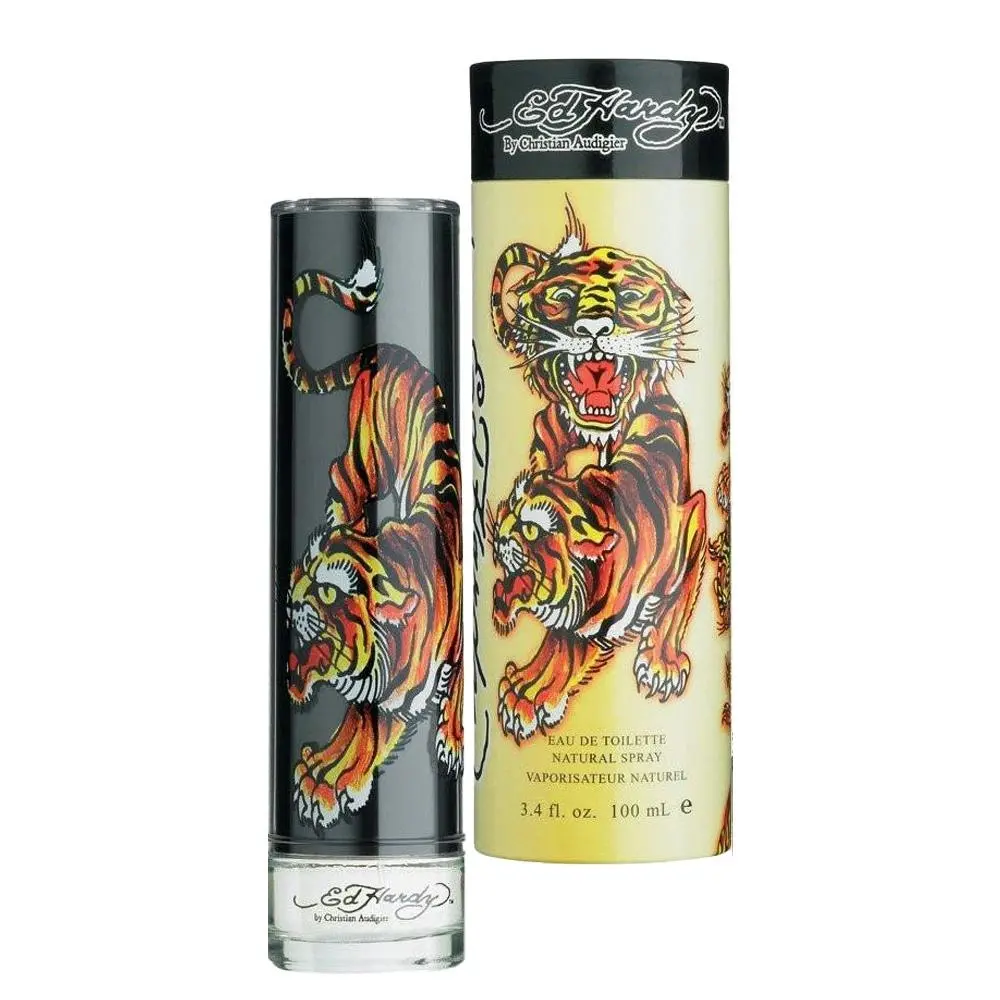 Ed Hardy 100ml Eau de Toilette Men Fragrances EDT Natural Spray for Him - Beauty