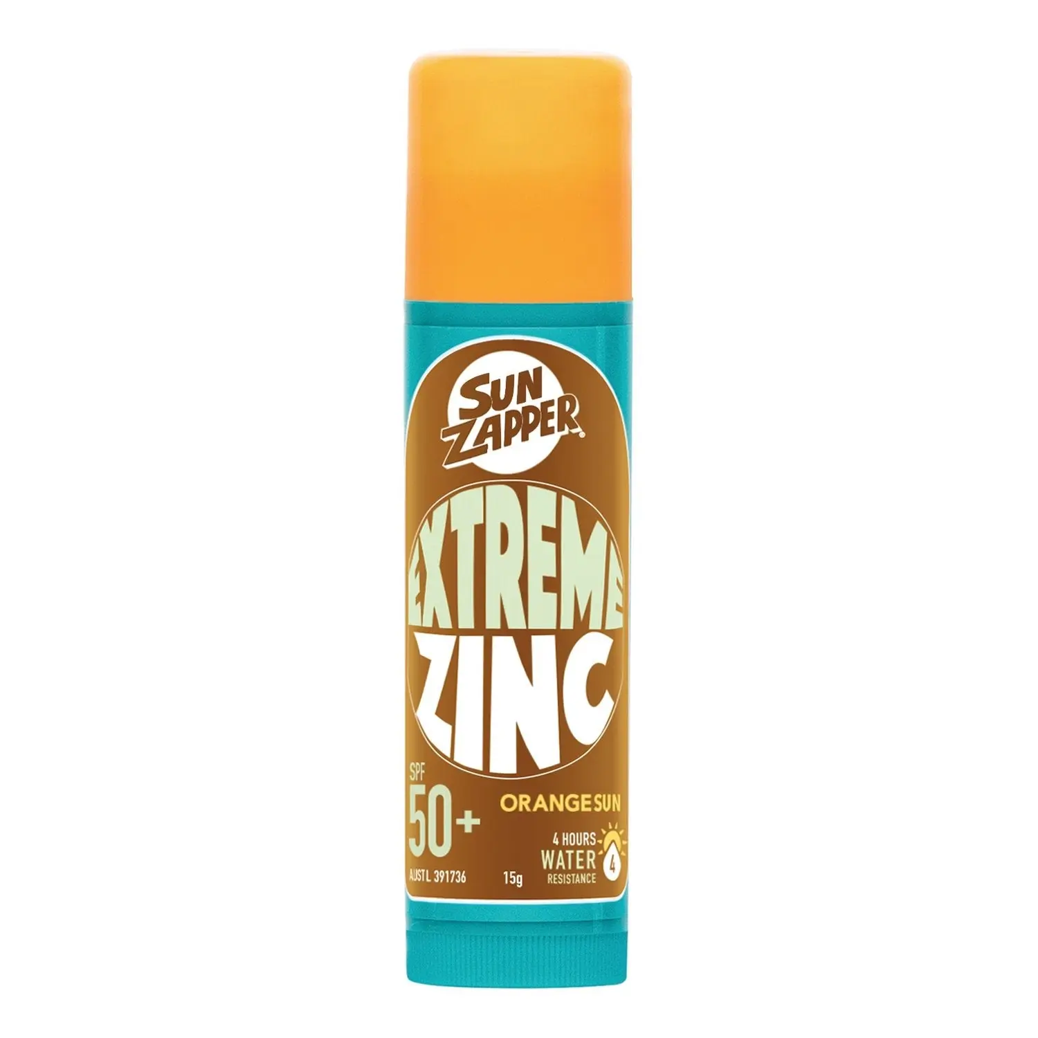 SUN ZAPPER EXTREME ZINC STICK 15G ORANGE SUN - Beauty