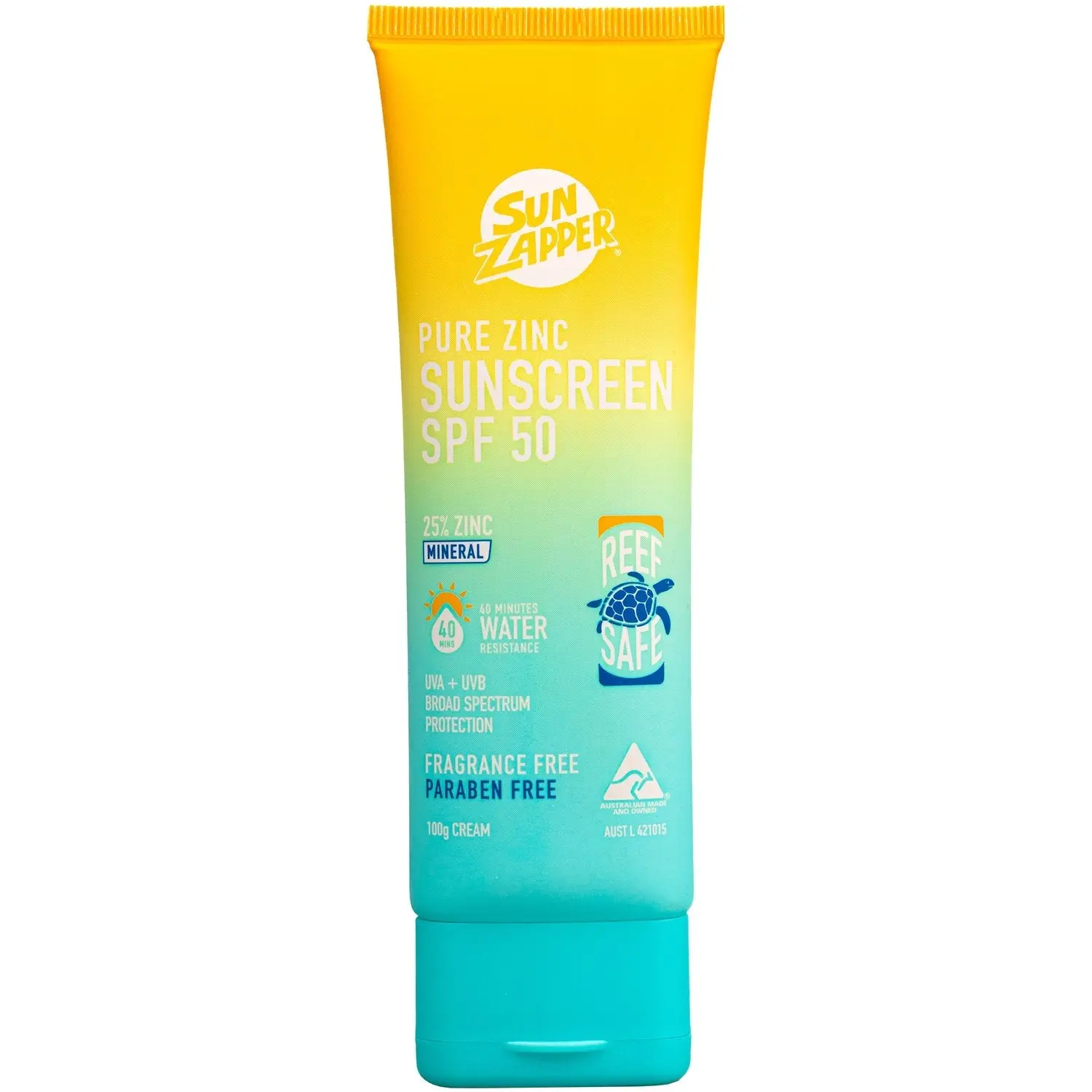Sun Zapper Pure Zinc 25% 100ml - Beauty